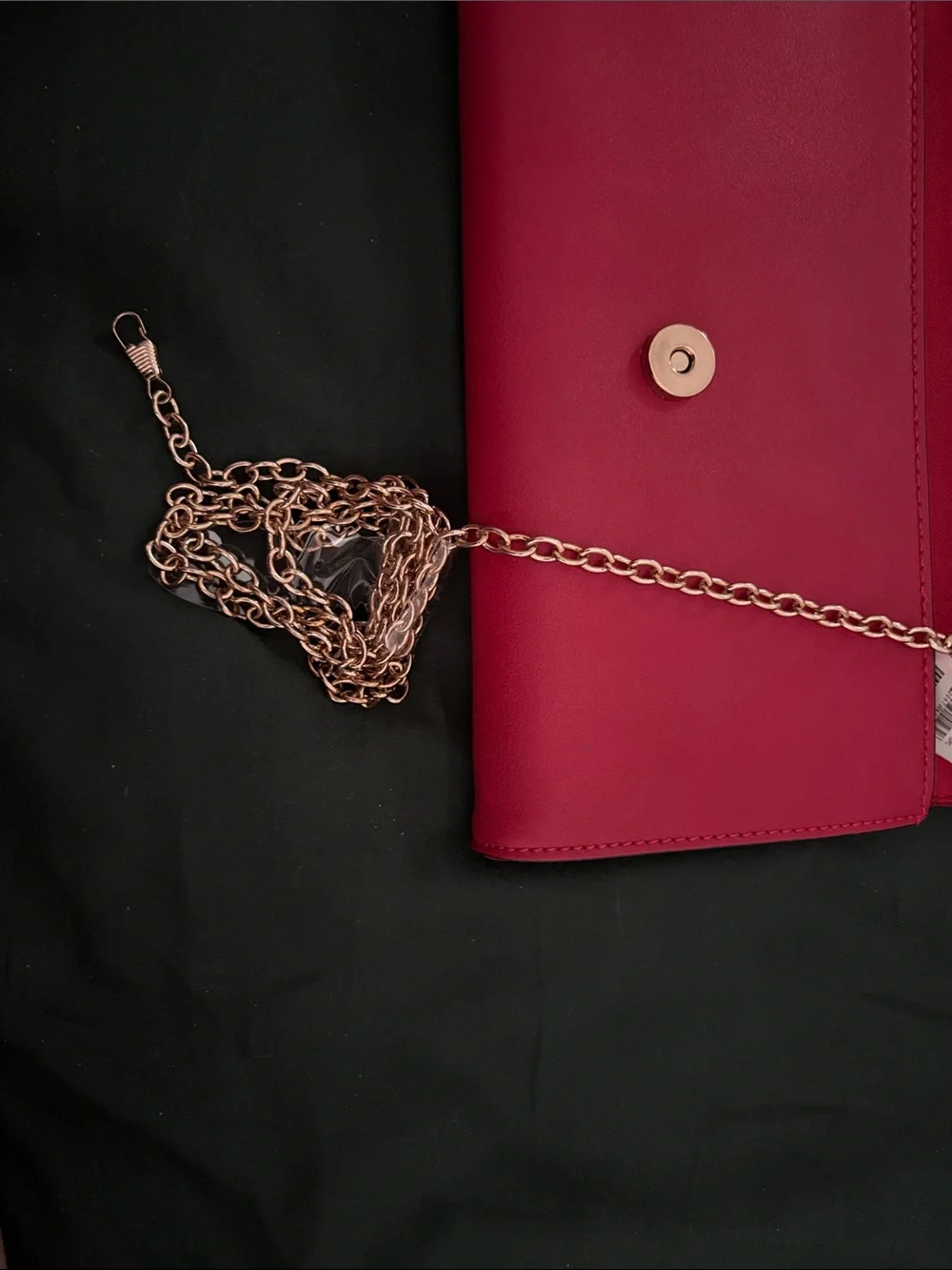 Aldo Deep Red Tablet Folio Case with Accent Trim